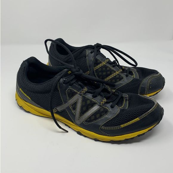 new balance black and yellow shoes
